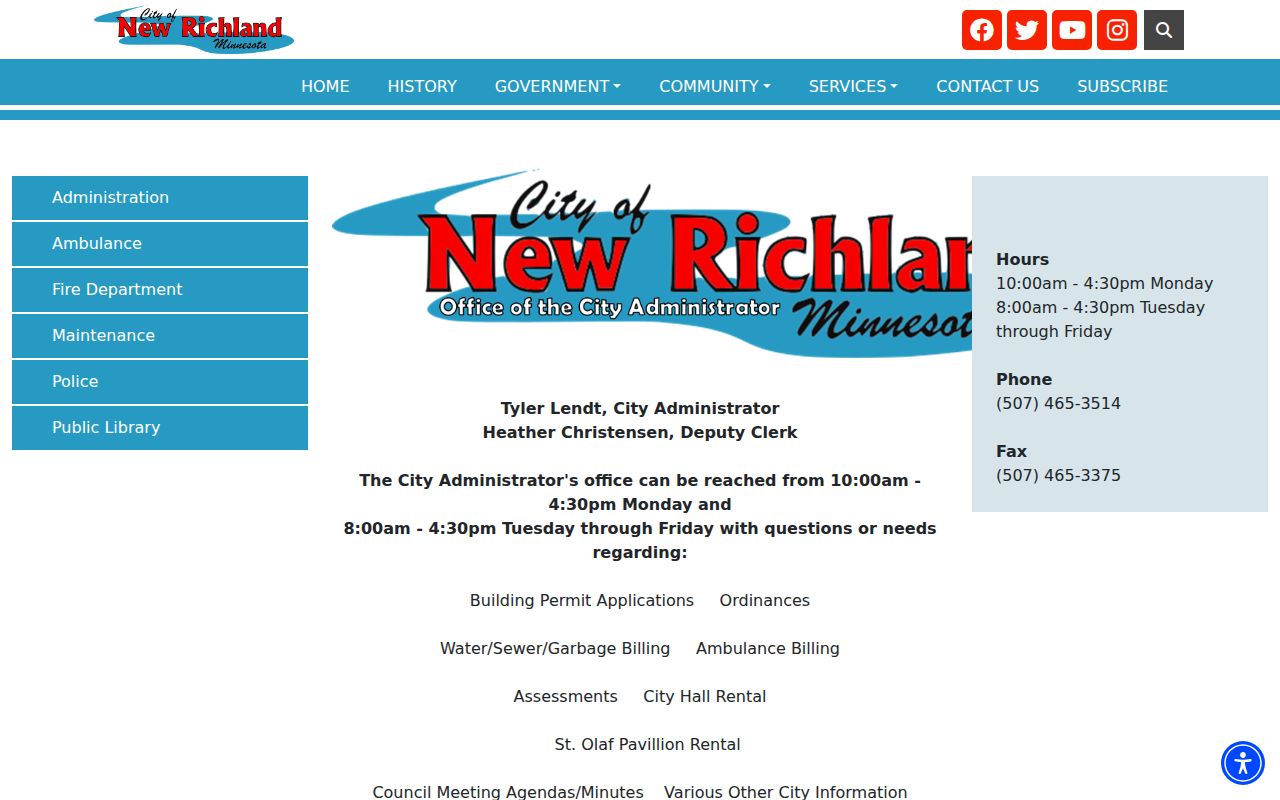 New Richland court docket administration source